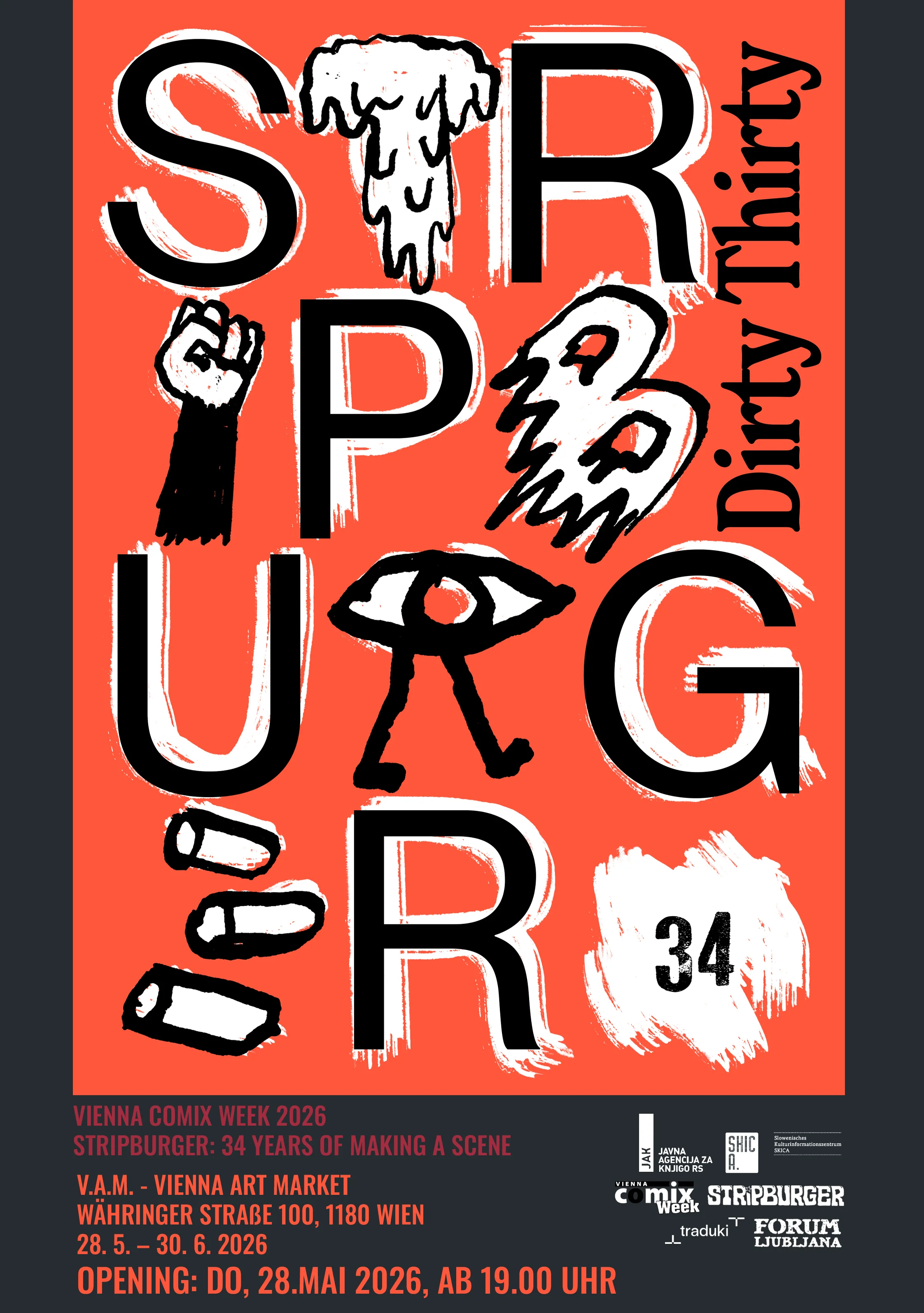 Stripburger: 34 Years of Making a Scene