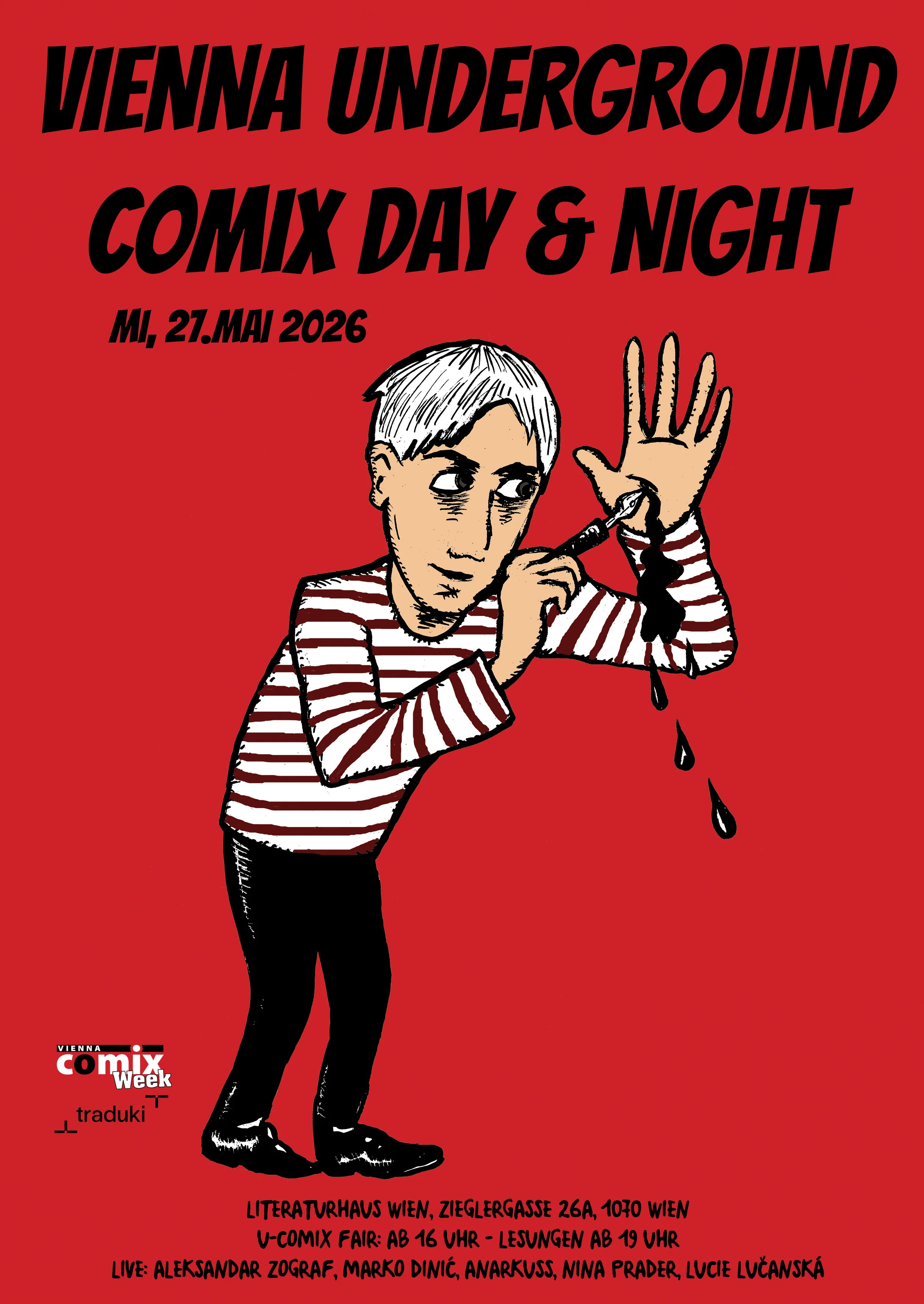 Vienna Underground Comix Day & Night – Literaturhaus Wien